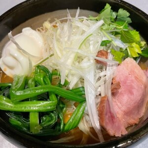 ねぎラーメン用のネギの作り方